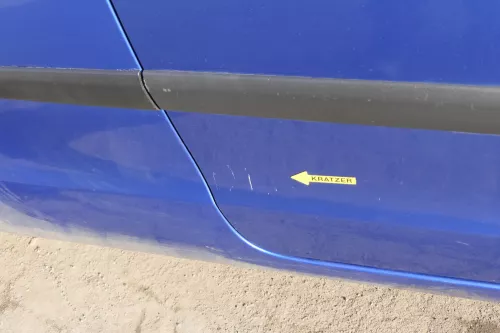 VW Polo 9N 9N3 Tür vorne rechts Beifahrertür 2/3-Türer blau LA5M ohneAnbauteile (154957)