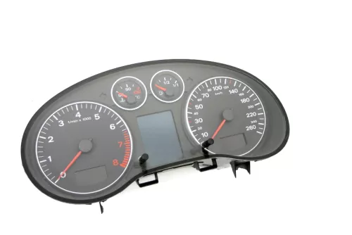 Audi A3 8P Tacho Tachometer Kombiinstrument 244.000km 8P0920930SX 1,6 FSI BLF