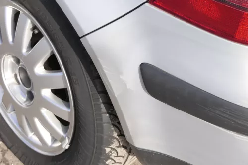 VW Golf 4 Limousine Stoßstange hinten Heckstoßstange Stoßfänger silber grau (155189)