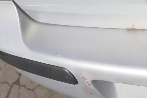 VW Golf 4 Limousine Stoßstange hinten Heckstoßstange Stoßfänger silber grau (155189)
