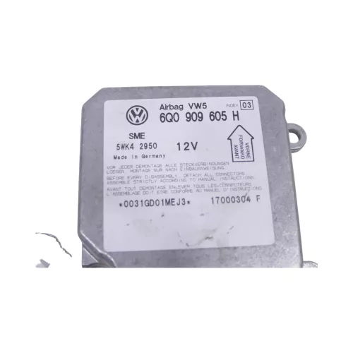 Skoda Fabia 6Y Steuergerät Airbag Airbagsteuergerät 1C0909605H Index 04   008 (155337)