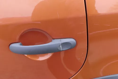 VW Touran 1T 1T3 Tür hinten links rot braun orange LA3U Cross (155383)