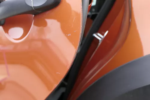 VW Touran 1T 1T3 Tür hinten links rot braun orange LA3U Cross