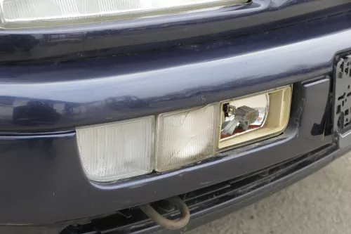 VW Passat 3A 35i Stoßstange vorne Frontstoßstange mit Pralldämpfe vorn blau LN5Y (155408)