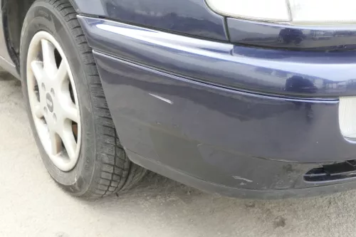 VW Passat 3A 35i Stoßstange vorne Frontstoßstange mit Pralldämpfe vorn blau LN5Y (155408)