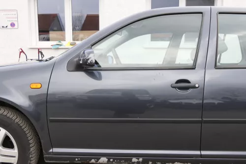 VW Golf 4 Bora Tür vorne links Fahrertür 4/5-Türer Kombi Variant grau blau LC7V