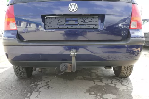 VW Golf 4 Kombi Avant Stoßstange hinten Heckstoßstange Stoßfänger blau LB5N