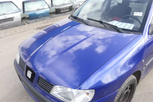 Seat Ibiza 6K Cordoba Motorhaube Haube Klappe vorn blau LS5N Facelift 99-2002 (155554)