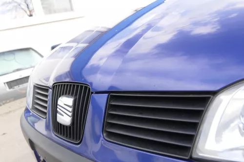 Seat Ibiza 6K Cordoba Motorhaube Haube Klappe vorn blau LS5N Facelift 99-2002 (155554)