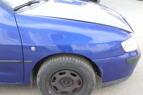 VW Caddy 9K Polo Variant 6Kv Kombi Kotflügel vorne rechts blau LS5N