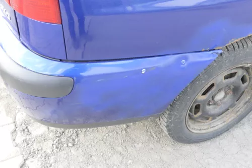 Seat Cordoba Vario Kombi Variant Stoßstange hinten Heckstoßstange blau LS5N (155564)