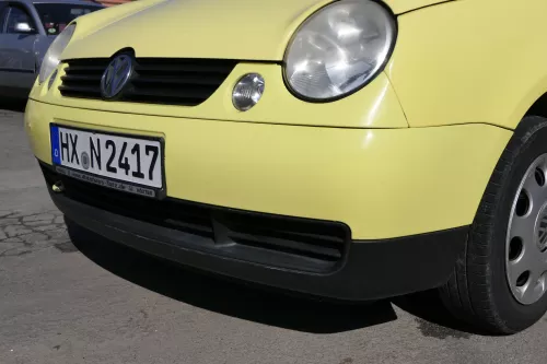 VW Lupo Stoßstange vorne Frontstoßstange Stoßfänger gelb LD1B vorn  Spoiler (155674)