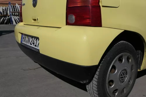 VW Lupo Stoßstange hinten Heckstoßstange Stoßfänger gelb LD1B 6X0807421E (155678)