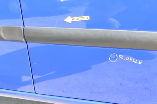 Seat Ibiza 6L Tür Beifahrertür 4/5-Türer vorne rechts blau LS5G surfblue ohenAnb (155716)