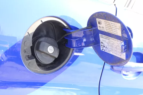 Seat Ibiza 6L Tankdeckel Deckel Tank Tankverschluß blau LS5G surfblue (155717)