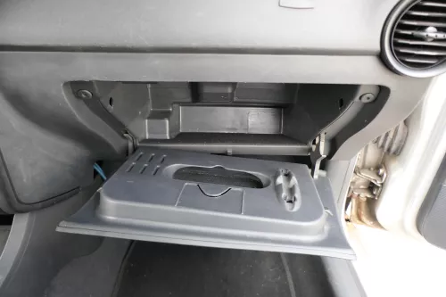 Seat Ibiza 6L Handschuhfach Handschuhfachdeckel Deckel Klappe schwarz Kratzer nh (155722)