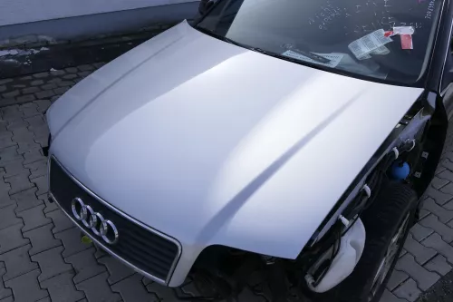 Audi A6 4B Motorhaube Klappe vorn Facelift (ab. Mitte 2002) grau silber LY7W sil (155735)