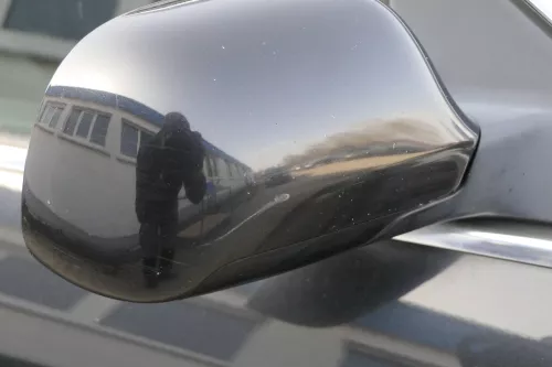 Audi A6 4B Spiegel Außenspiegel rechts elektrisch schwarz LZ9W ebonysch mit GLAS (155739)