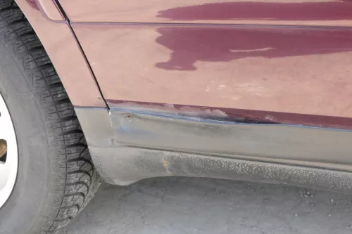 Audi A6 4A C4 Tür Türblatt hinten rechts braun rot LZ3N Limousine ohneAnbauteile (155805)