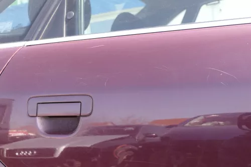 Audi A6 4A C4 Tür Türblatt hinten rechts braun rot LZ3N Limousine ohneAnbauteile