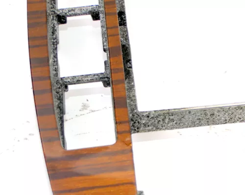 VW Passat 3B Mittelkonsole Verkleidung Optik Dekor Navi Holz zebrano br Türgriff (155882)