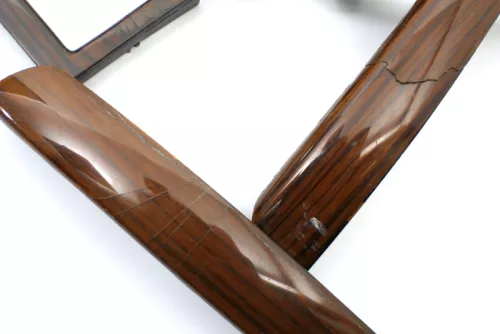 VW Passat 3B Mittelkonsole Verkleidung Optik Dekor Navi Holz zebrano br Türgriff (155882)