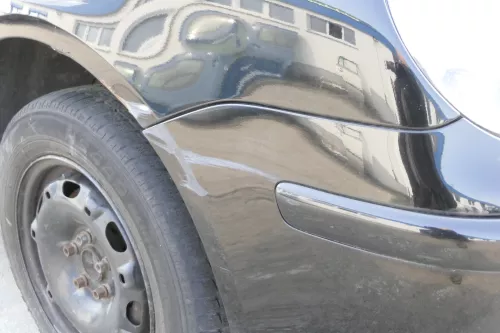 VW Polo 9N Stoßstange Frontstoßstange vorne schwarz L041 (155945)