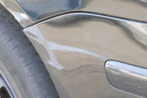 VW Polo 9N Stoßstange Frontstoßstange vorne schwarz L041 (155945)