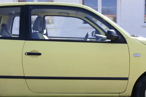 VW Lupo Seat Arosa Tür vorne rechts Beifahrertür gelb LD1B (mechanischer Fenster