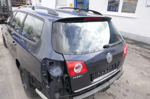 VW Passat 3C Kombi Variant Heckklappe Klappe Scheibe grau blau LC5F - ohne Anbau (155974)