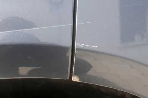 VW Touareg 7L Tür hinten rechts grau LD7U - ohne Anbauteile (156014)