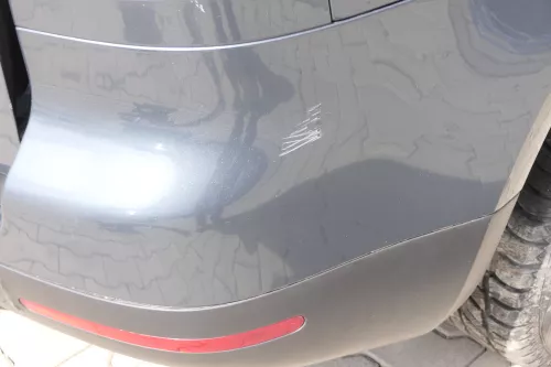 VW Touareg 7L Stoßstange hinten Heckstoßstange Stoßfänger grau LD7U Spoiler (156017)