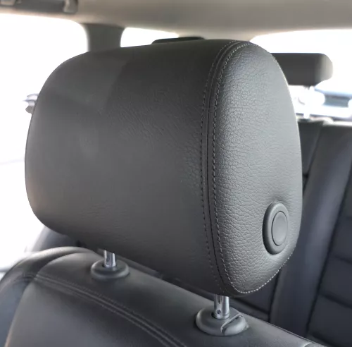 VW Touareg 7L Kopfstütze Sitz Sitze vorne links anthrazit Leder 7L6881901AB NVP