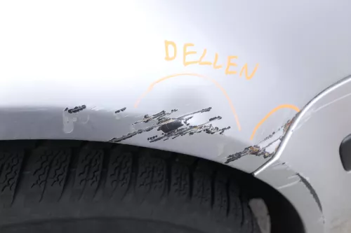 VW Golf 4 Kotflügel vorne rechts silber LA7W grau reflexsilber  (156168)