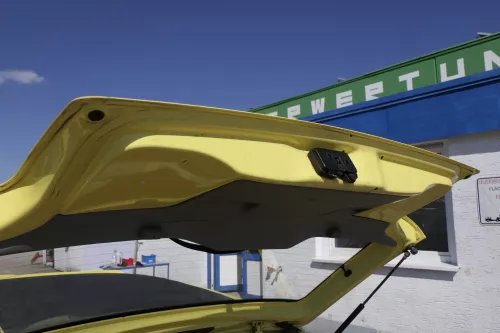 VW Lupo 6X Heckklappe Klappe Kofferraumklappe Scheibe gelb LD1B hinten ohen Anba (156227)