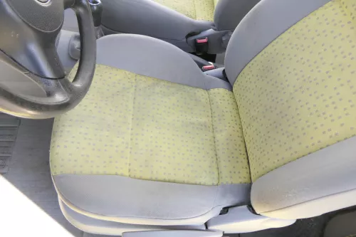 Seat Arosa VW Lupo Sitz vorn links Fahrersitz Höhenverstellung höhenverste gelb (156231)