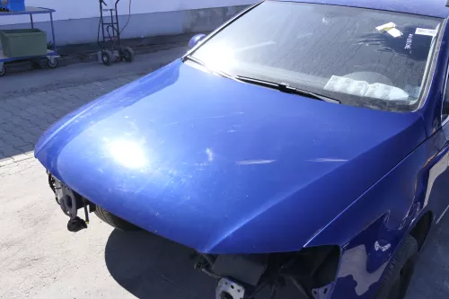 VW Passat 3C Motorhaube Klappe vorne vorn Haube blau LC5E cobaltblue  DELLE!!! (156240)