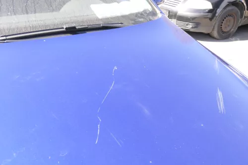 VW Passat 3C Motorhaube Klappe vorne vorn Haube blau LC5E cobaltblue  DELLE!!! (156240)