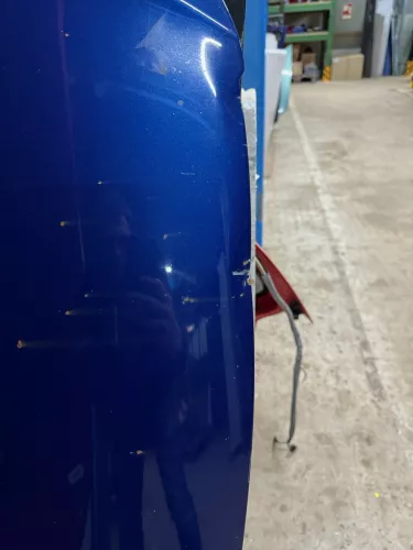 VW Passat 3C Motorhaube Klappe vorne vorn Haube blau LC5E cobaltblue  DELLE!!! (156240)