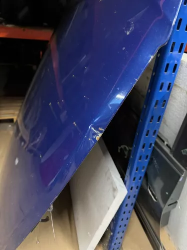 VW Passat 3C Motorhaube Klappe vorne vorn Haube blau LC5E cobaltblue  DELLE!!! (156240)