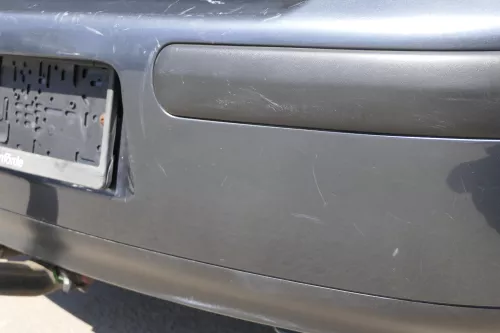 VW Golf 4 Limousine Stoßstange hinten Heckstoßstange Stoßfänger blau grau LC7V c (156271)