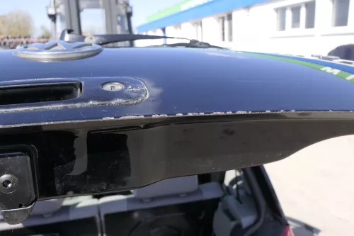 VW Lupo 6X Heckklappe Klappe Kofferraumklappe Scheibe schwarz L041 ohne Anbautei (156287)