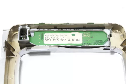 VW Passat 3C Schaltknauf Automatik Abdeckung Schaltabdeckung chrom (156374)