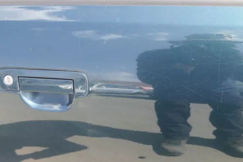 Audi A4 B5 Tür nur Türblatt vorn rechts Beifahrertür grün LZ6U Kombi Limo (156430)