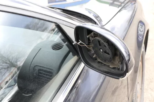 VW Passat 3BG elektrischer Spiegel Außenspiegel rechts schwarz LC9Z Blinker Krat