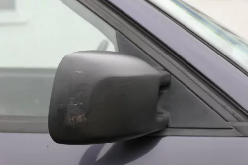 VW Passat 3A 35i elektrischer Spiegel Außenspiegel rechts + Glas schwarz matt (156507)