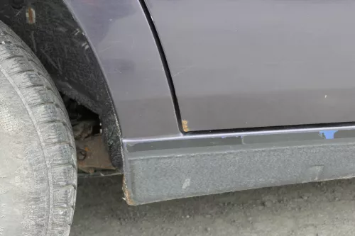 VW Passat 3A 35i Kombi Variant Tür hinten rechts grau LC5P ohneAnbauteile (156510)