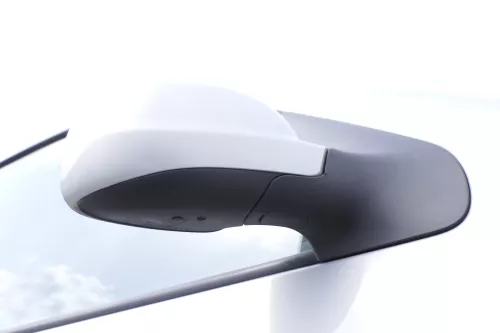 VW Golf 4 Bora manueller Spiegel rechts Außenspiegel silber grau LB7Z Glas (156541)