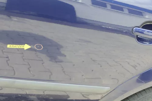 VW Passat 3B 3BG Kombi Variant Tür hinten links blau LB5N indigoblau (156564)