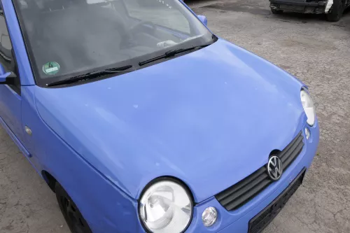 VW Lupo Motorhaube KLappe vorne grau blau LR5A softblau Frontklappe Haube (156881)